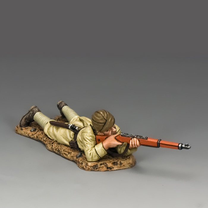 Lying Prone Turkish Rifleman